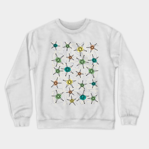 Stars & Boomerangs Crewneck Sweatshirt by GrumpyDog